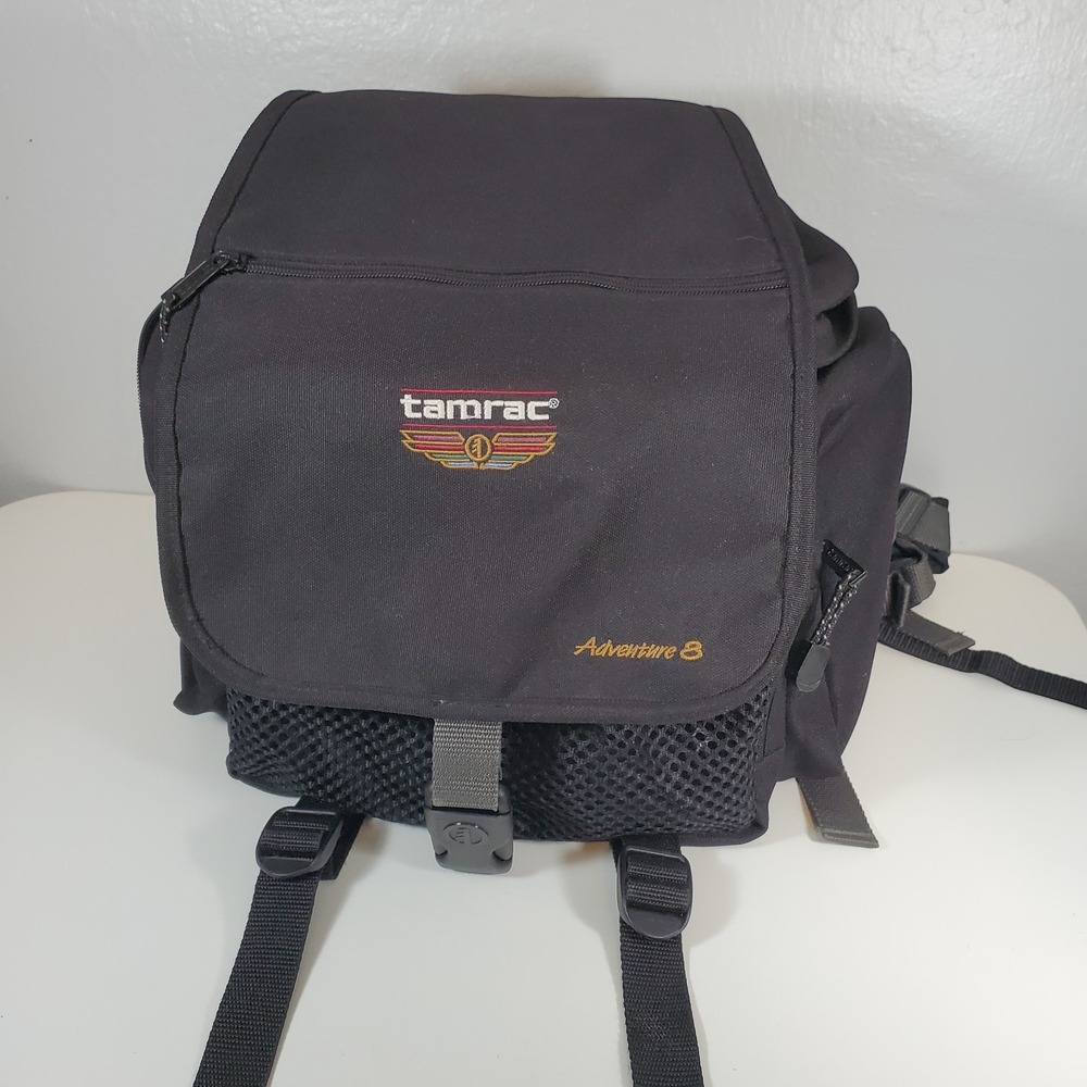 Tamrac Adventure 8 Camera Backpack 13x8x14" Bag Black Duplex Padded Case